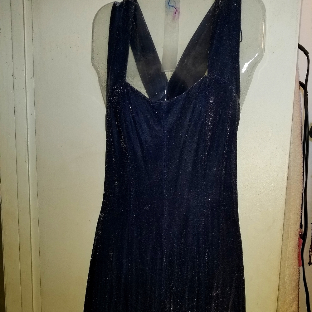 Silver shimmery dress